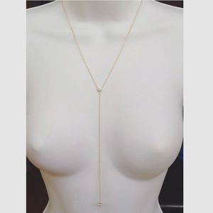 Alexis Zircon Silver extended Sexy Necklace
